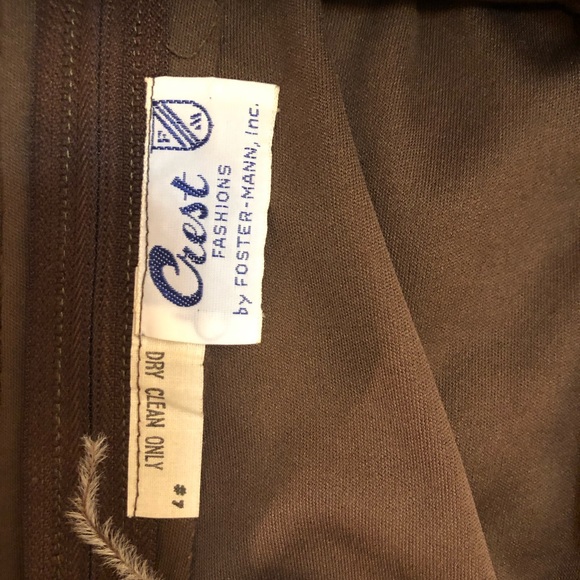 Exquisite 1960s Dress W/ Ostrich Feather - Picture 5 of 8